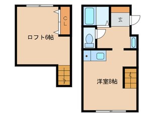 エスタブリッシュメント姪浜の物件間取画像